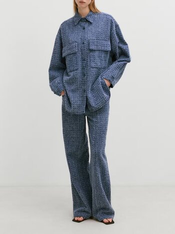 Edited Anis Blue Denim Tweed Shirt