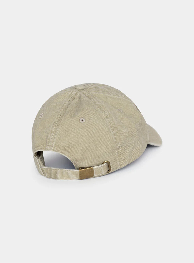 Laagam Laagam Embroidered Logo Cap Beige