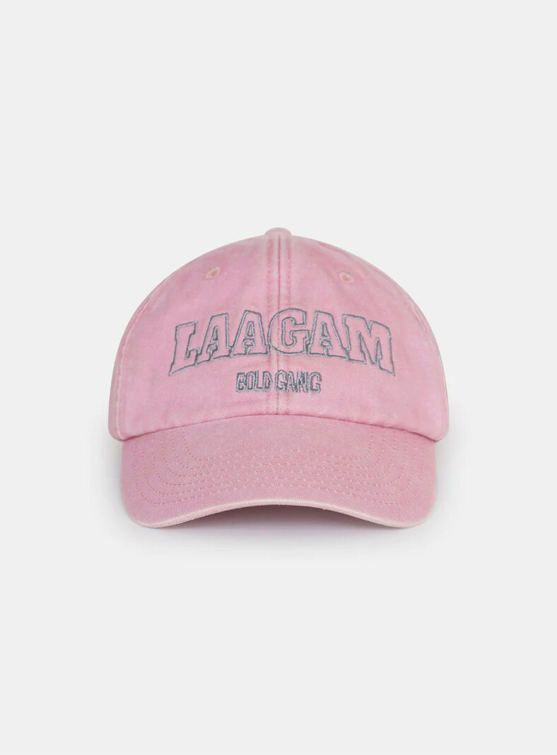 Laagam Laagam Embroidered Logo Cap Pink