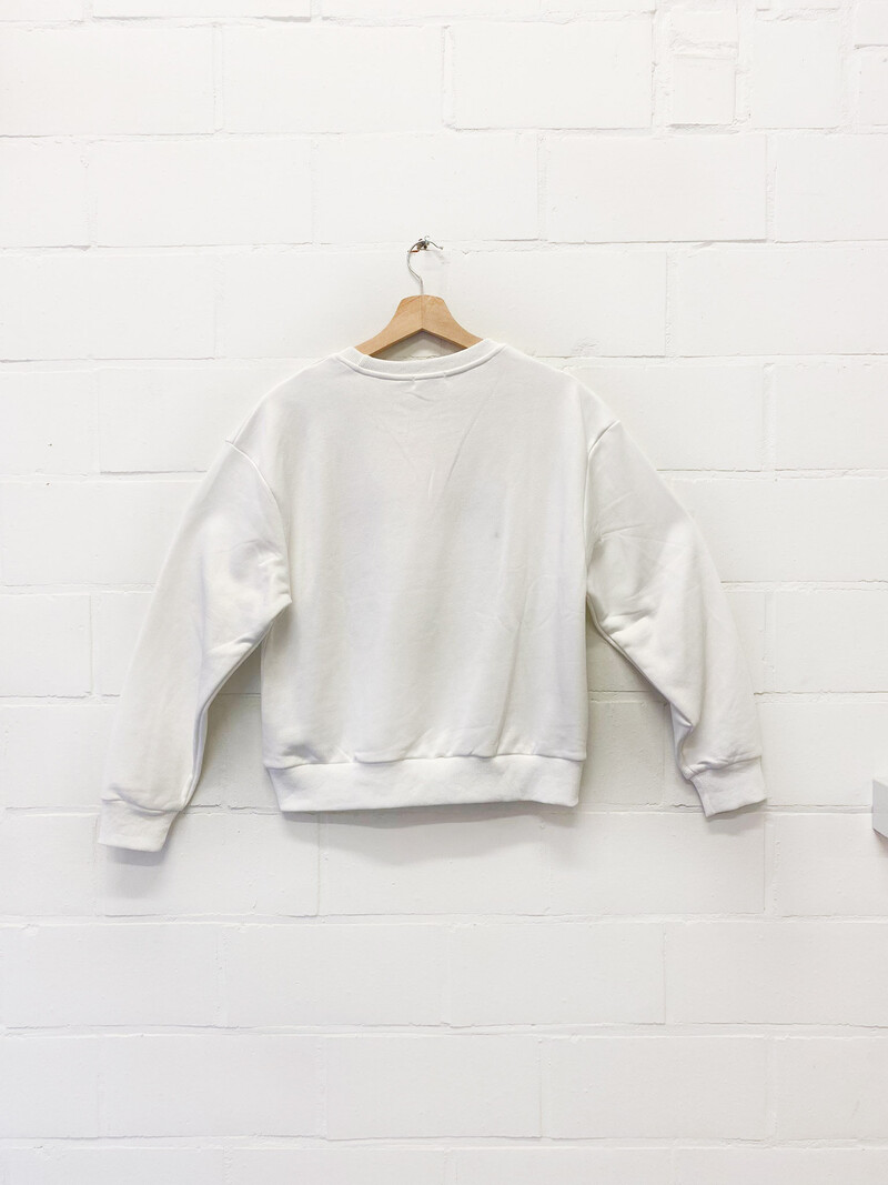 MM Paris Sweater White