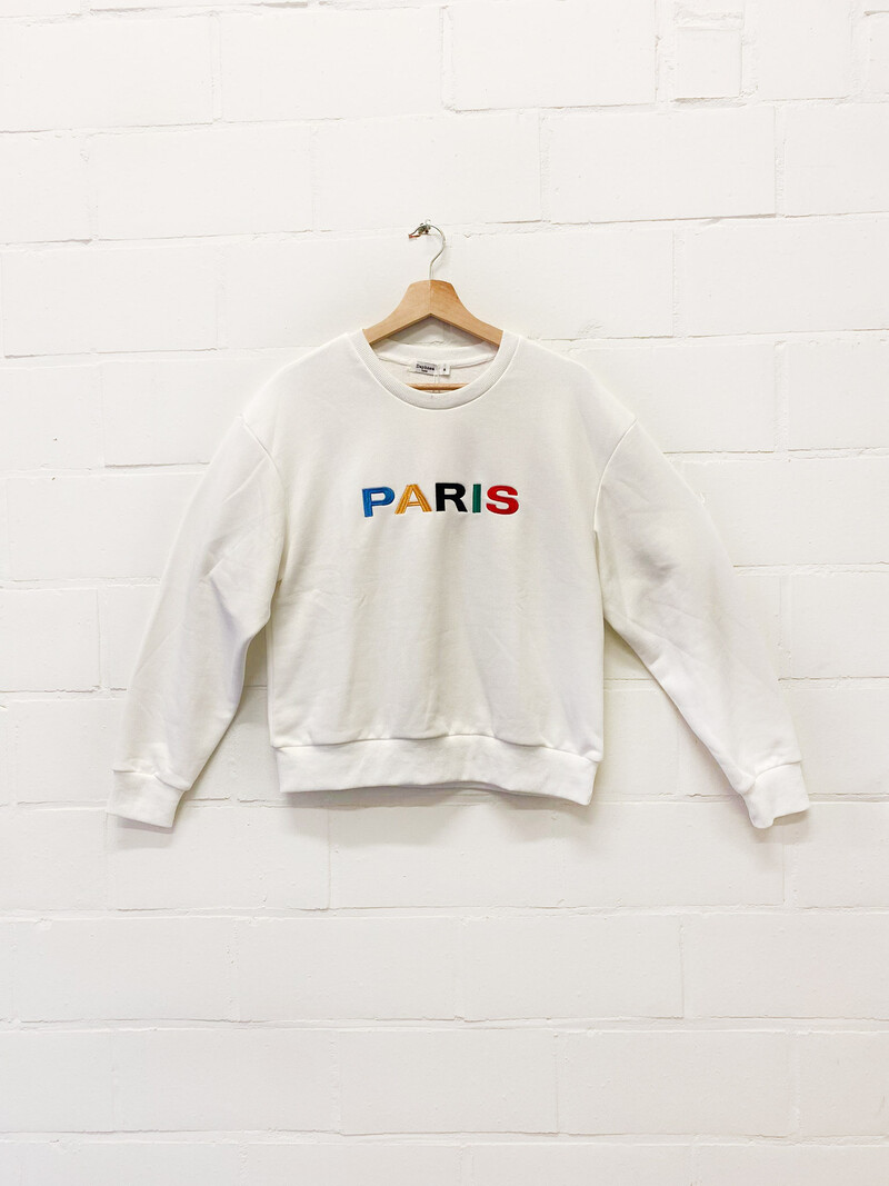 MM Paris Sweater White