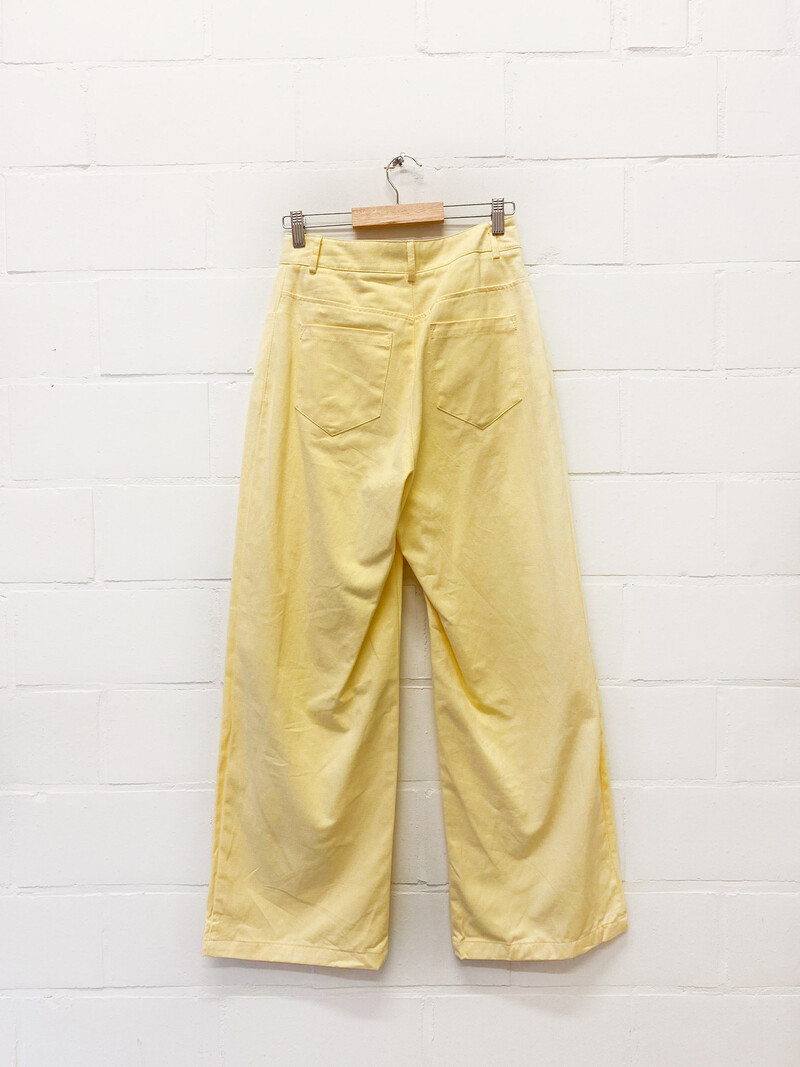 MM Lea Pants Soft Yellow
