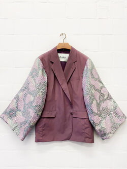 Rebelle Kimono Blazer Purple Purple M/L
