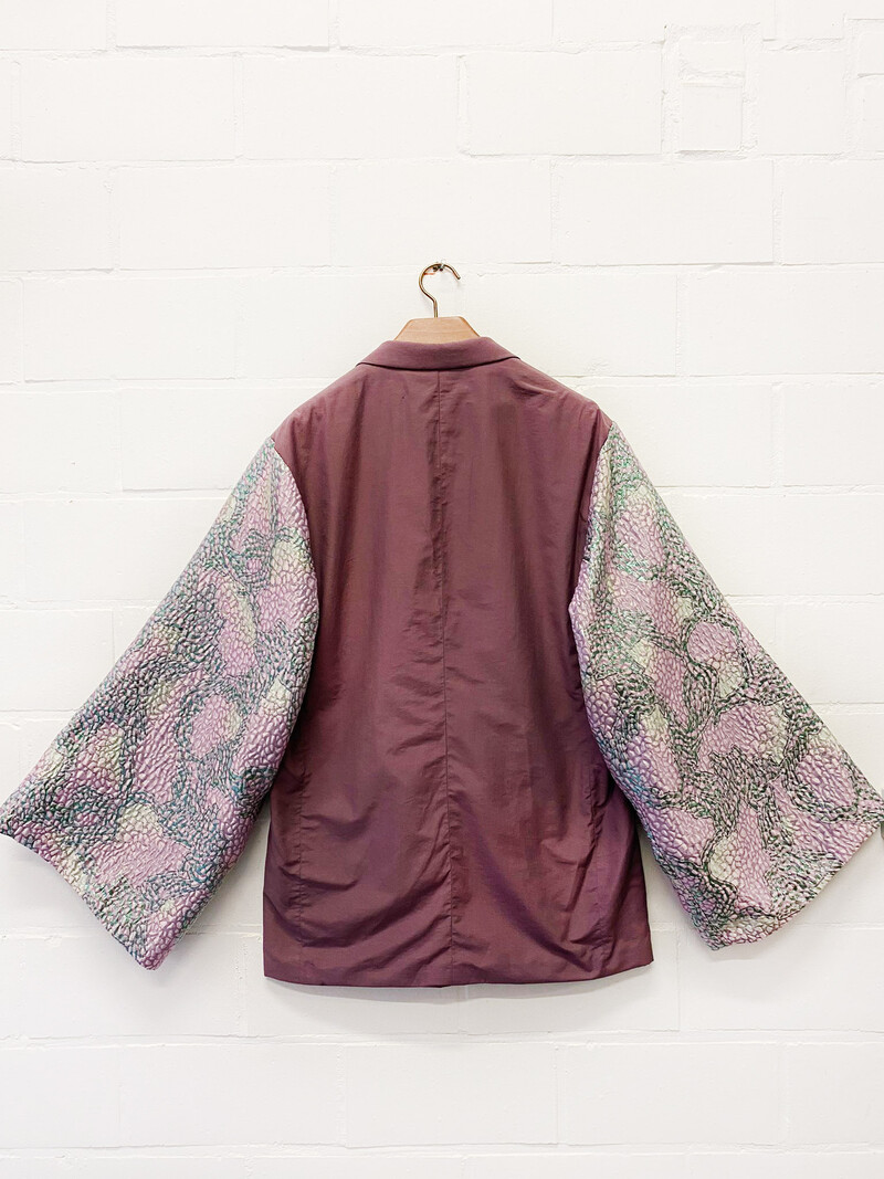 Rebelle Kimono Blazer Purple Purple M/L