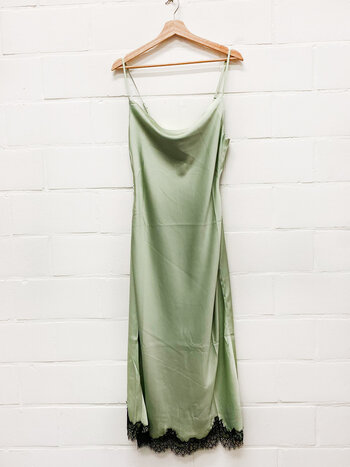 MM Louelle Dress Green Lace