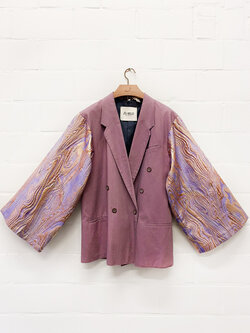 Rebelle Kimono Blazer Purple Purple L/XL