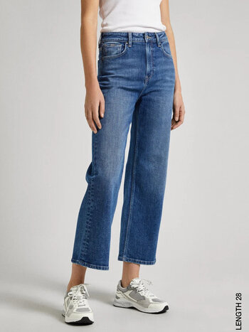 Pepe Jeans Wide Leg Jeans Medium Wash