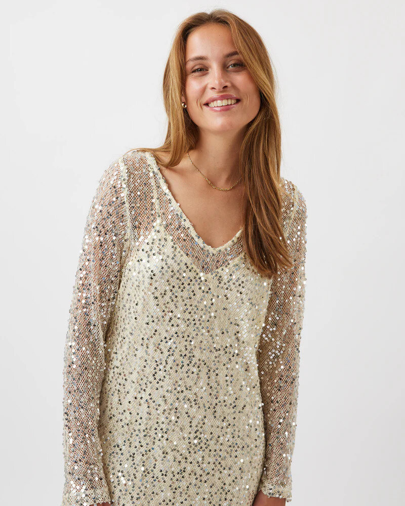 Moves Pilano Sequin Dress Long