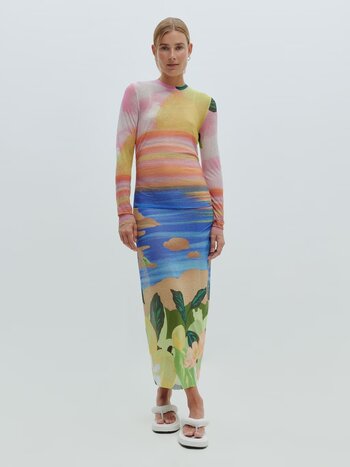 Edited Romia Landscape Sunset Dress