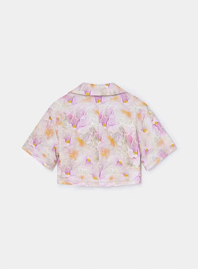 Laagam Angèle Crop Top Pink