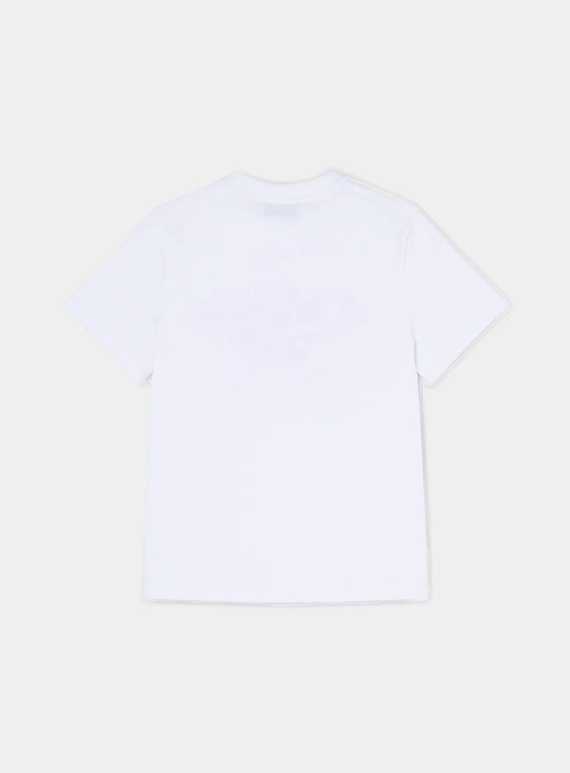 LAAGAM Coquette Cotton Logo Tshirt White