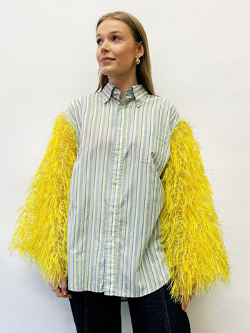 Rebelle Pino Shirt Stripe Yellow L/XL
