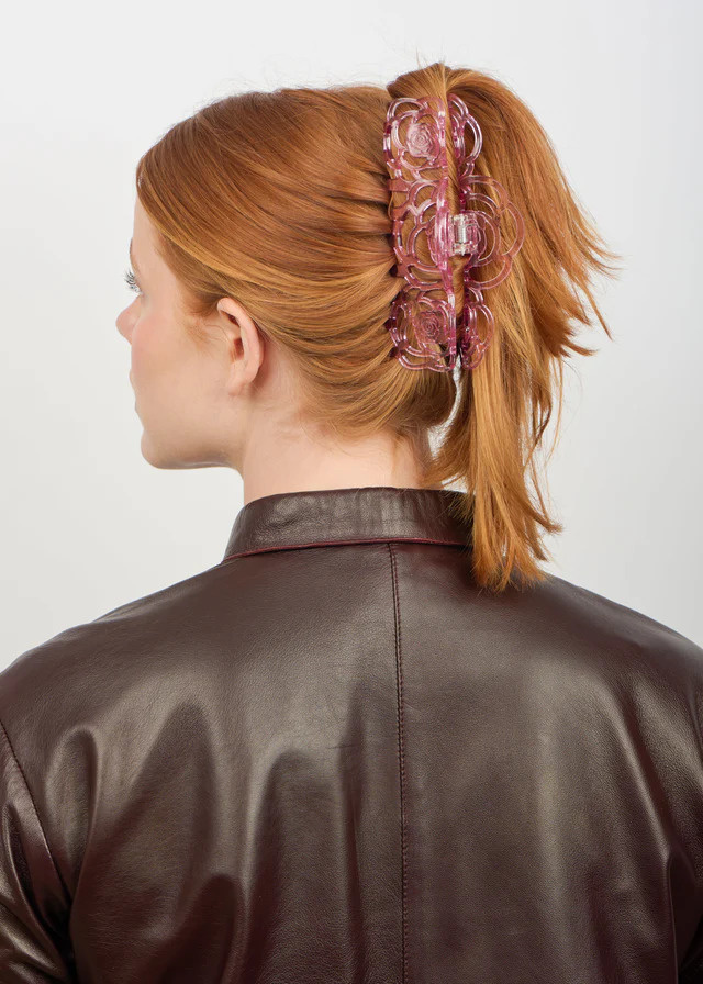 Rosie Giga Exotic Pink Hairclip