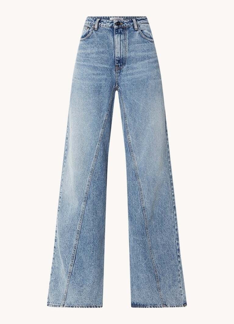 CO'COUTURE Vika CC Long Wide Seam Jeans Denim Blue