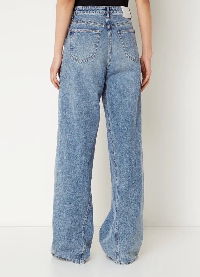 CO'COUTURE Vika CC Long Wide Seam Jeans Denim Blue