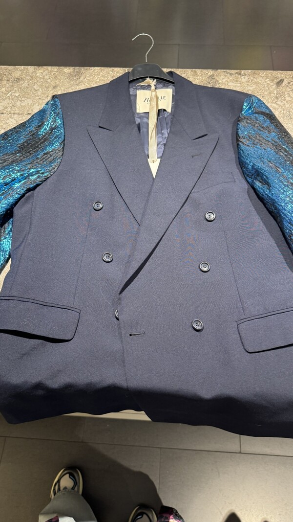 Rebelle Kimono Blazer Navy Blue M/L