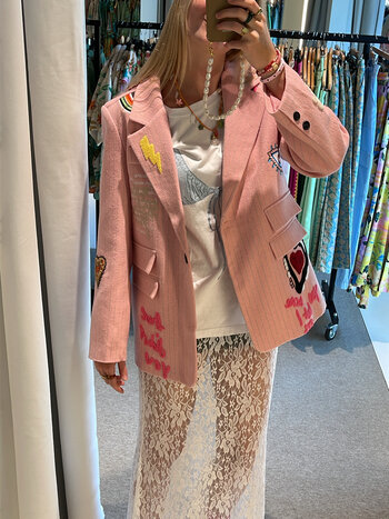 MaxMila Funky Jacket Pink Stripe