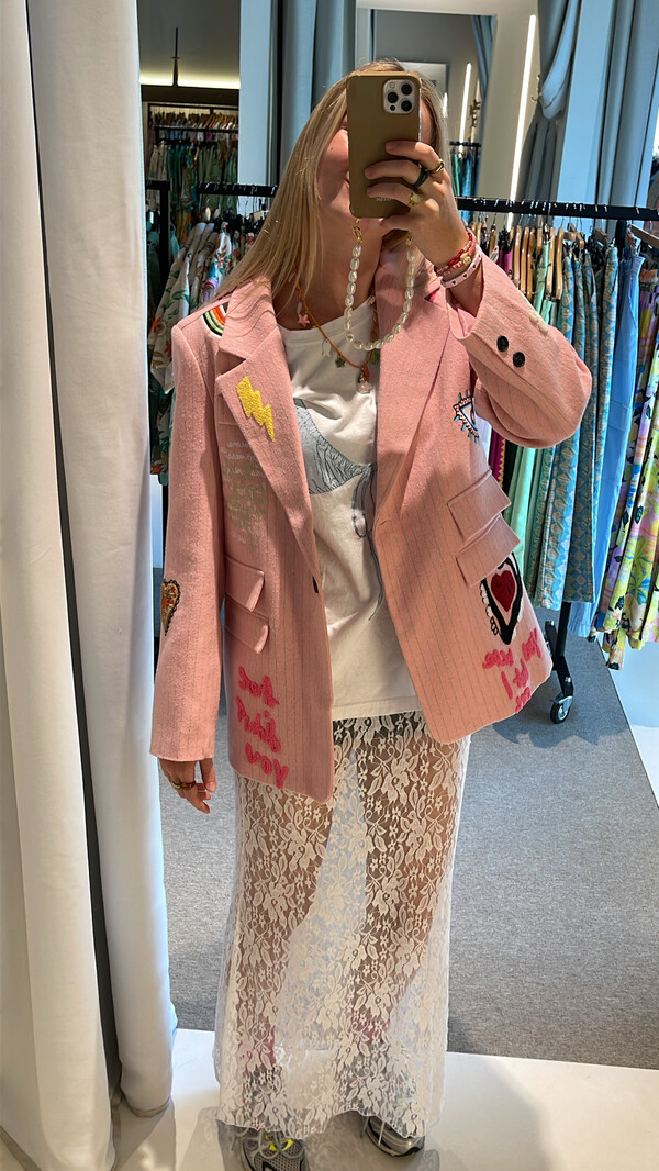 MaxMila Funky Jacket Pink Stripe