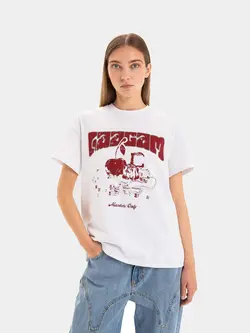 LAAGAM 4ever Cotton Logo Tshirt Red