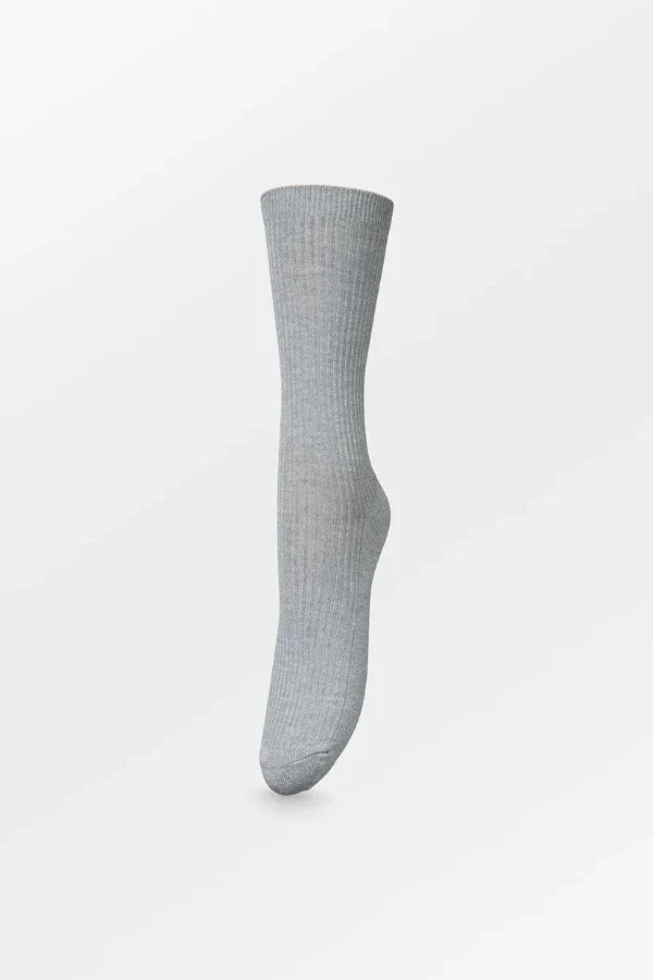 BECK SONDERGAARD Telma Solid Sock Light Grey