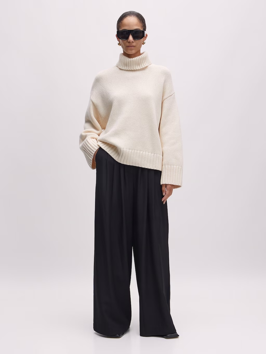 EDITED Sandy Trousers Black