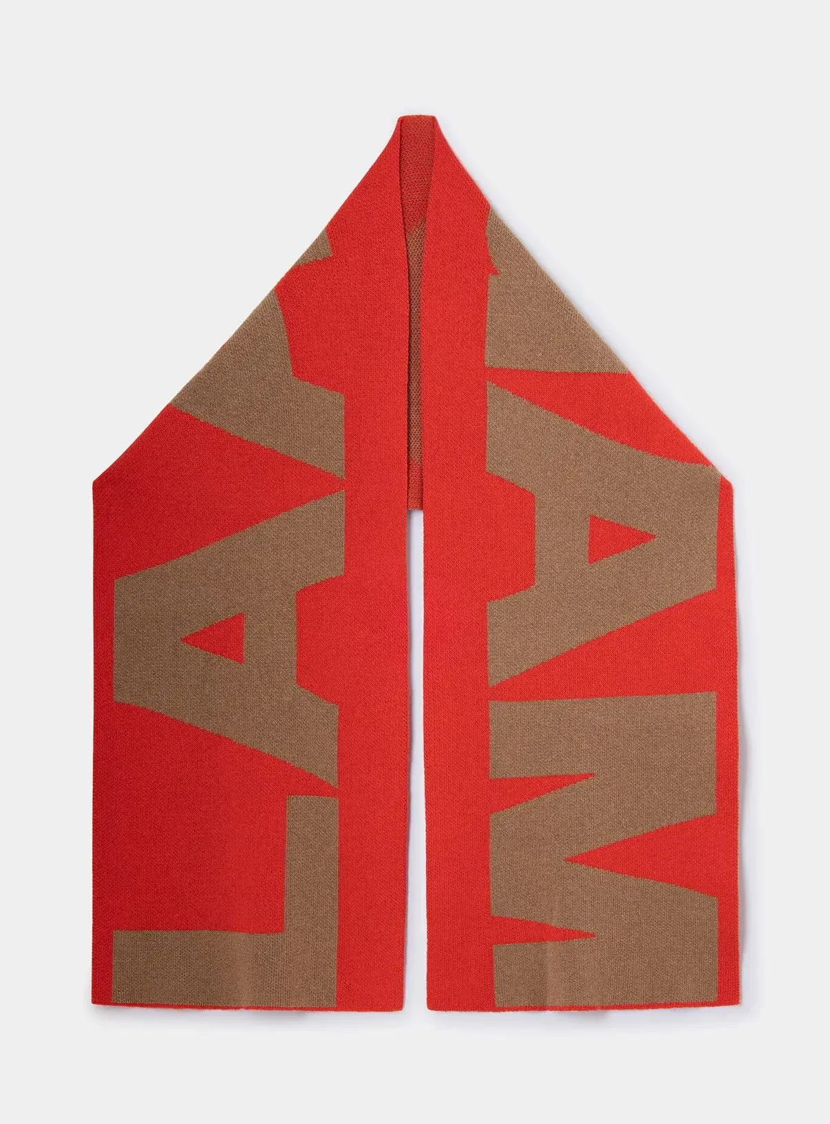 LAAGAM Santa Red Logo Scarf