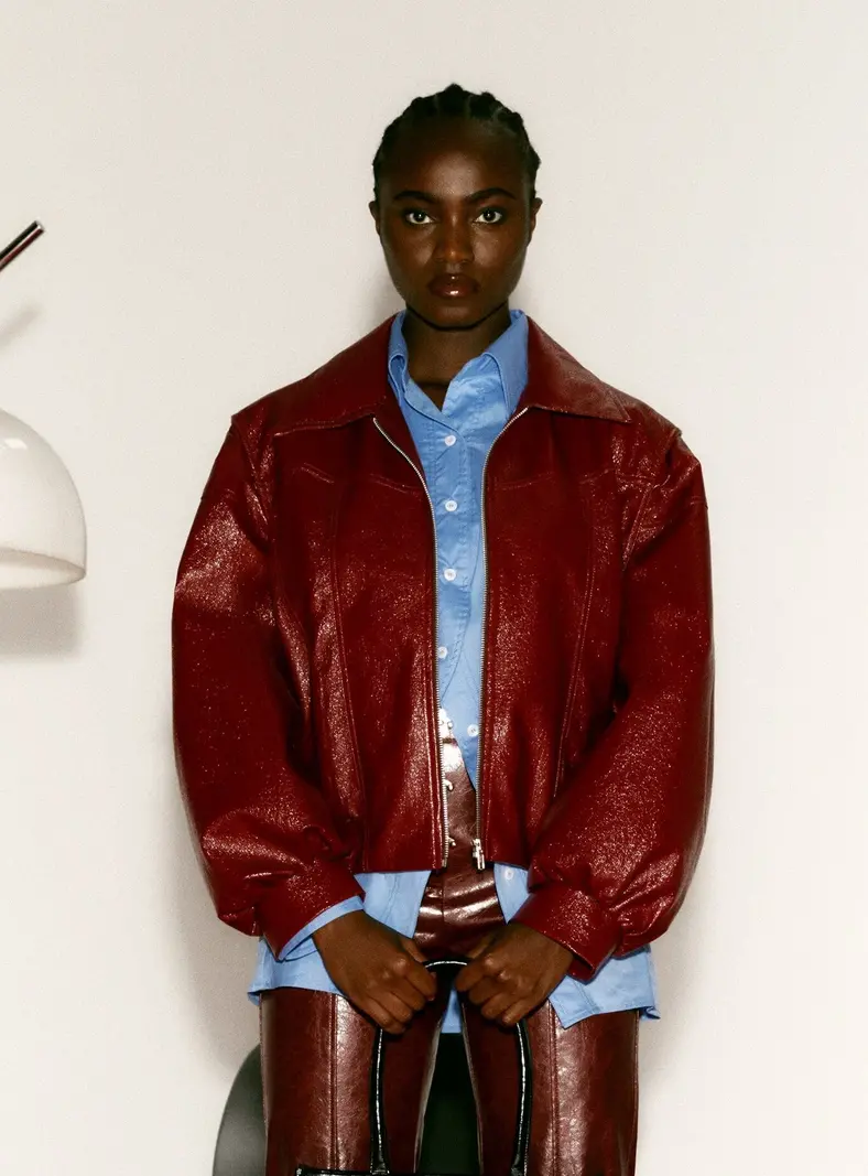 LAAGAM Cupido Faux Leather Deep Red