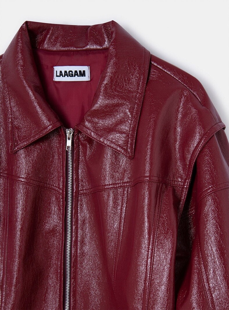 LAAGAM Cupido Faux Leather Deep Red