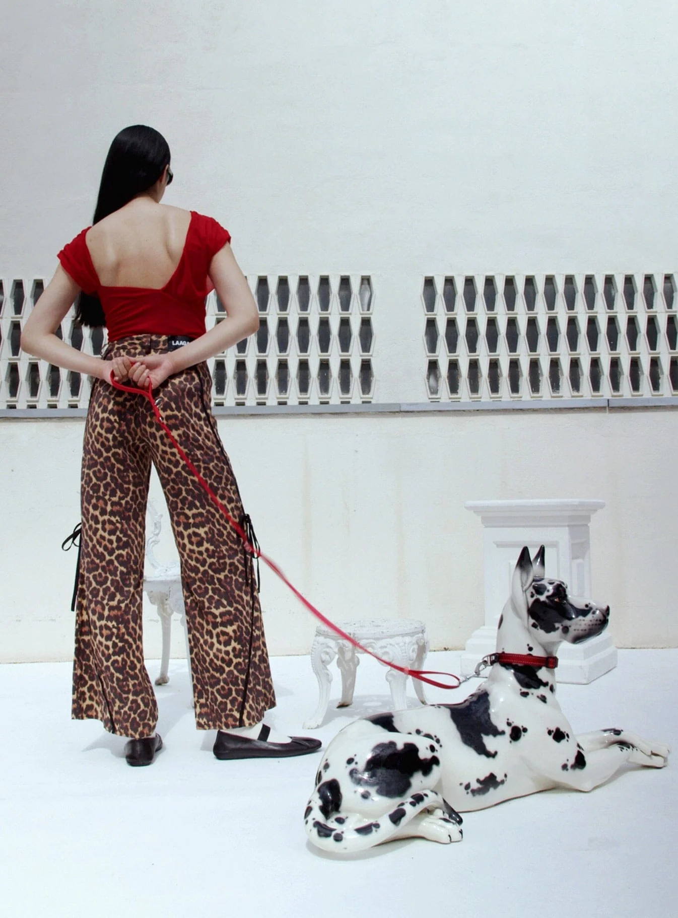 LAAGAM Vicky Leopard Pants Bows