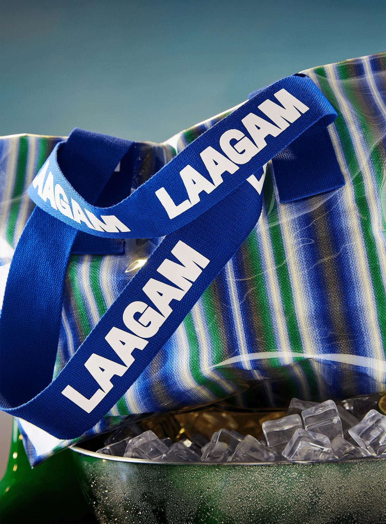 LAAGAM Malmo Stripe Shopper Bag