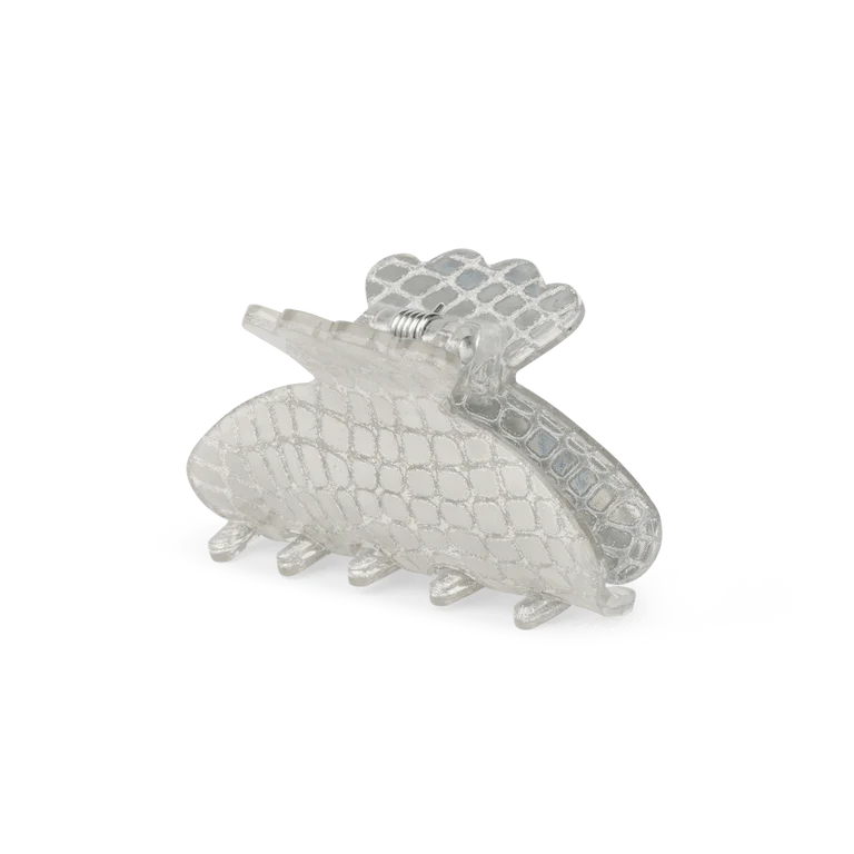 SUI AVA Helle Snake Mini Hairclip Silver