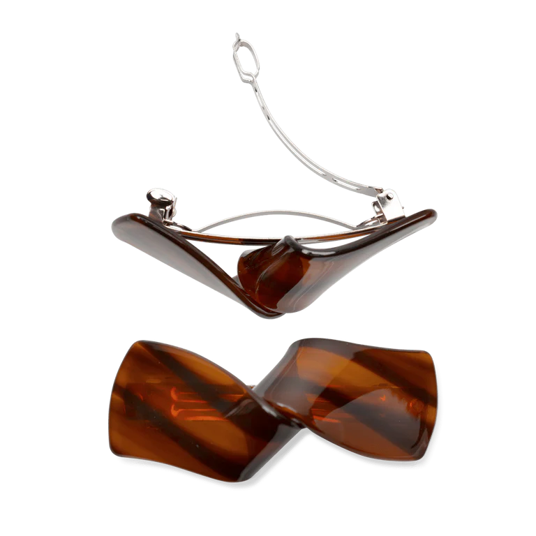 SUI AVA Classic Knot Hairclip Golden Brown