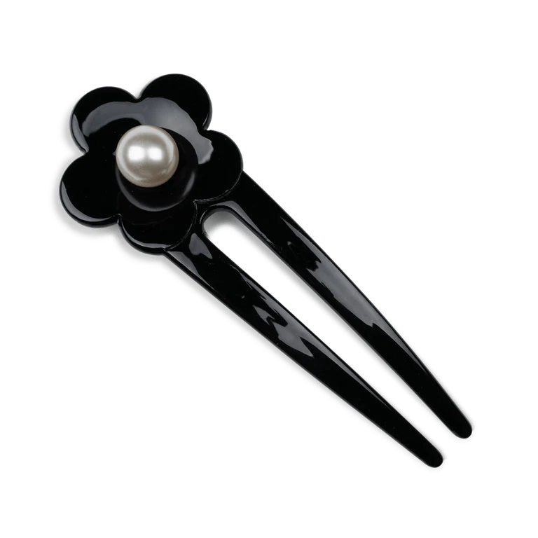 SUI AVA Eva Classic Flower Clip Black