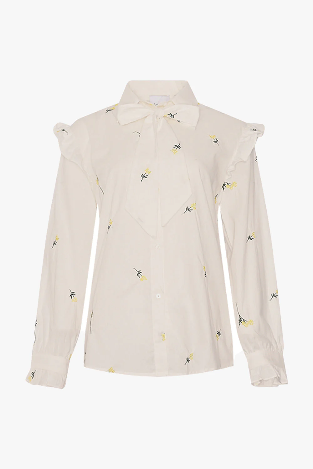 NOELLA Kinisha Blouse White Yellow Grapes