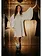 GISELE Loda Mini Dress Beige