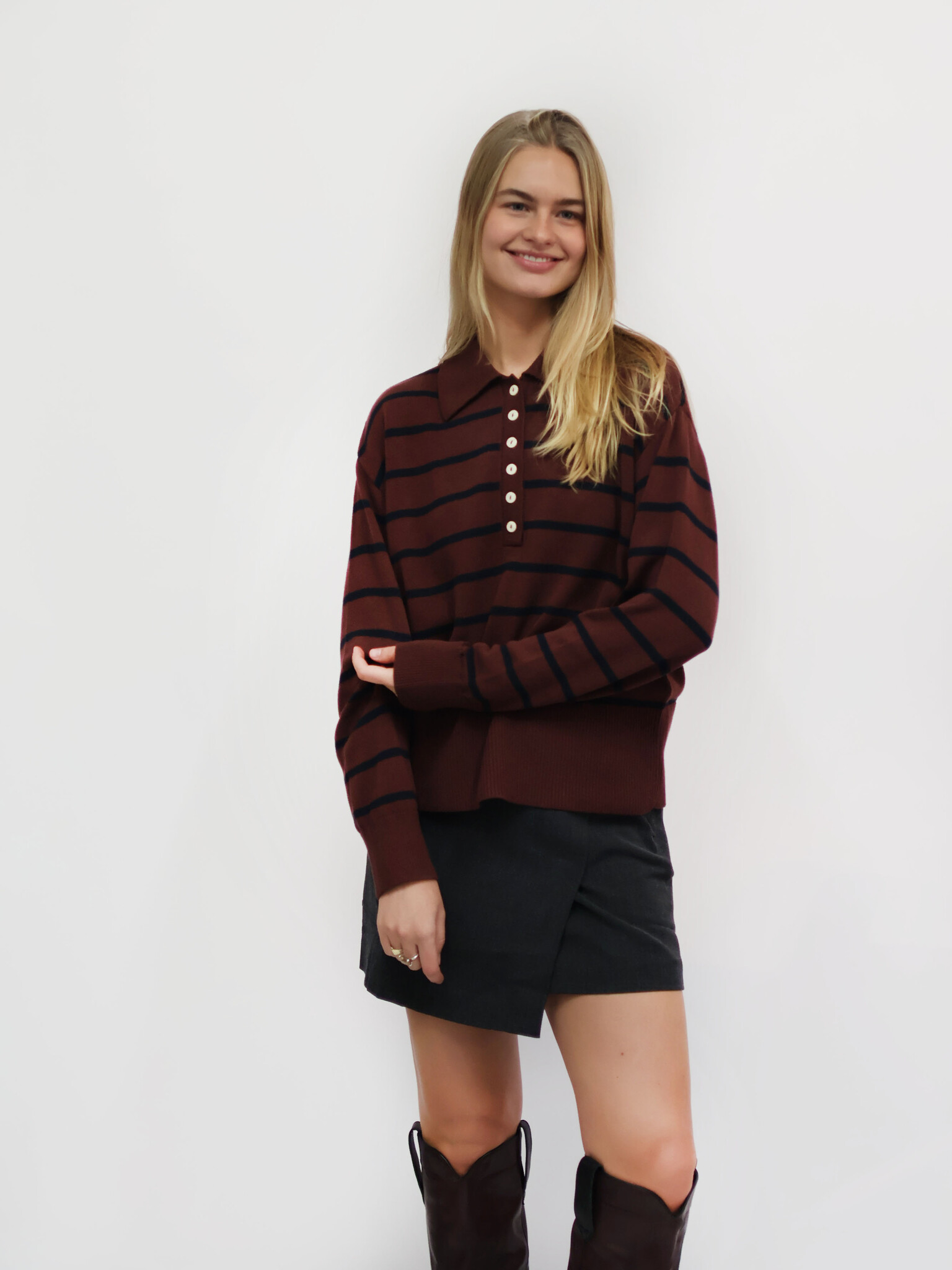 MODSTROM Malvamd Stripe Polo