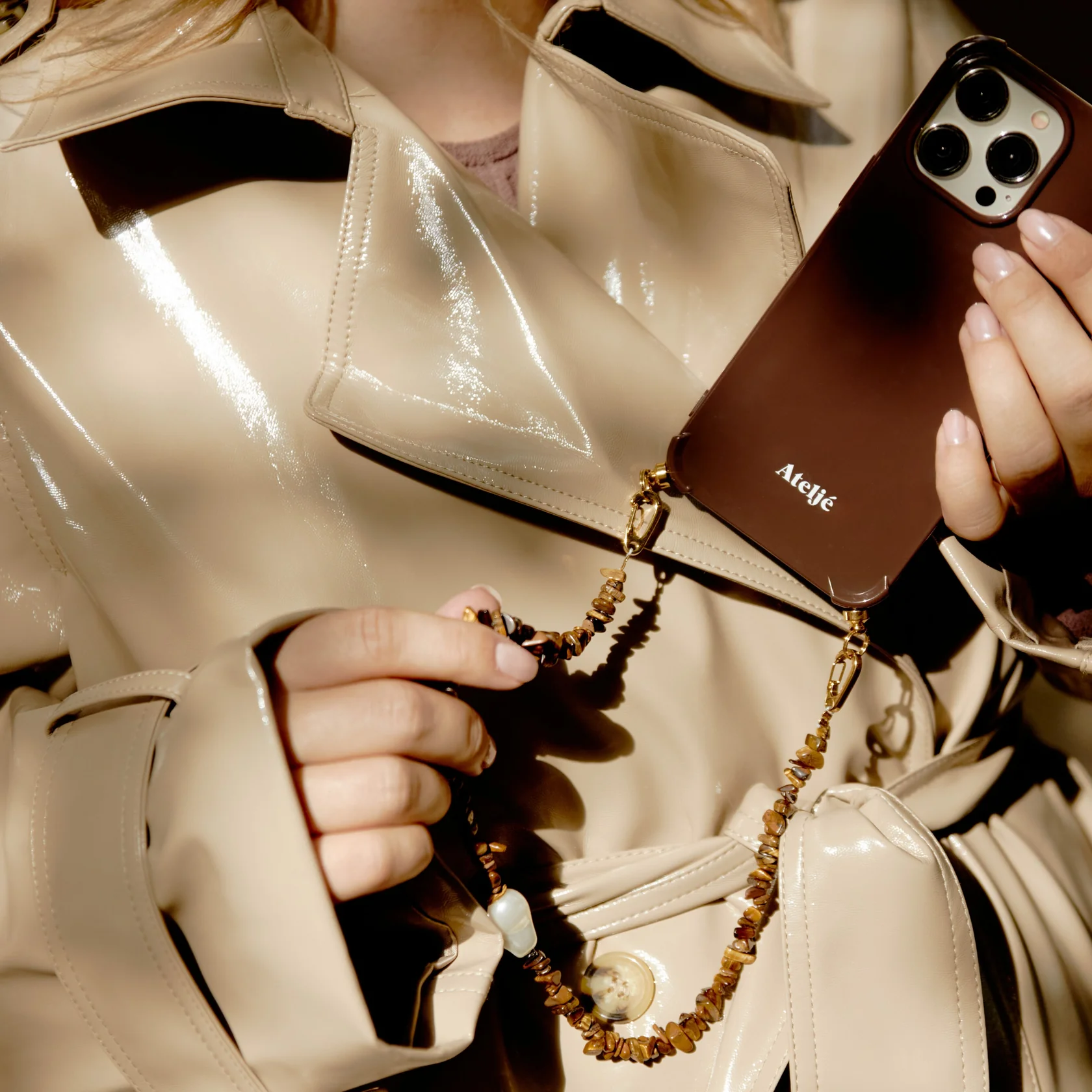 ATELJE Phone Case Dark Brown