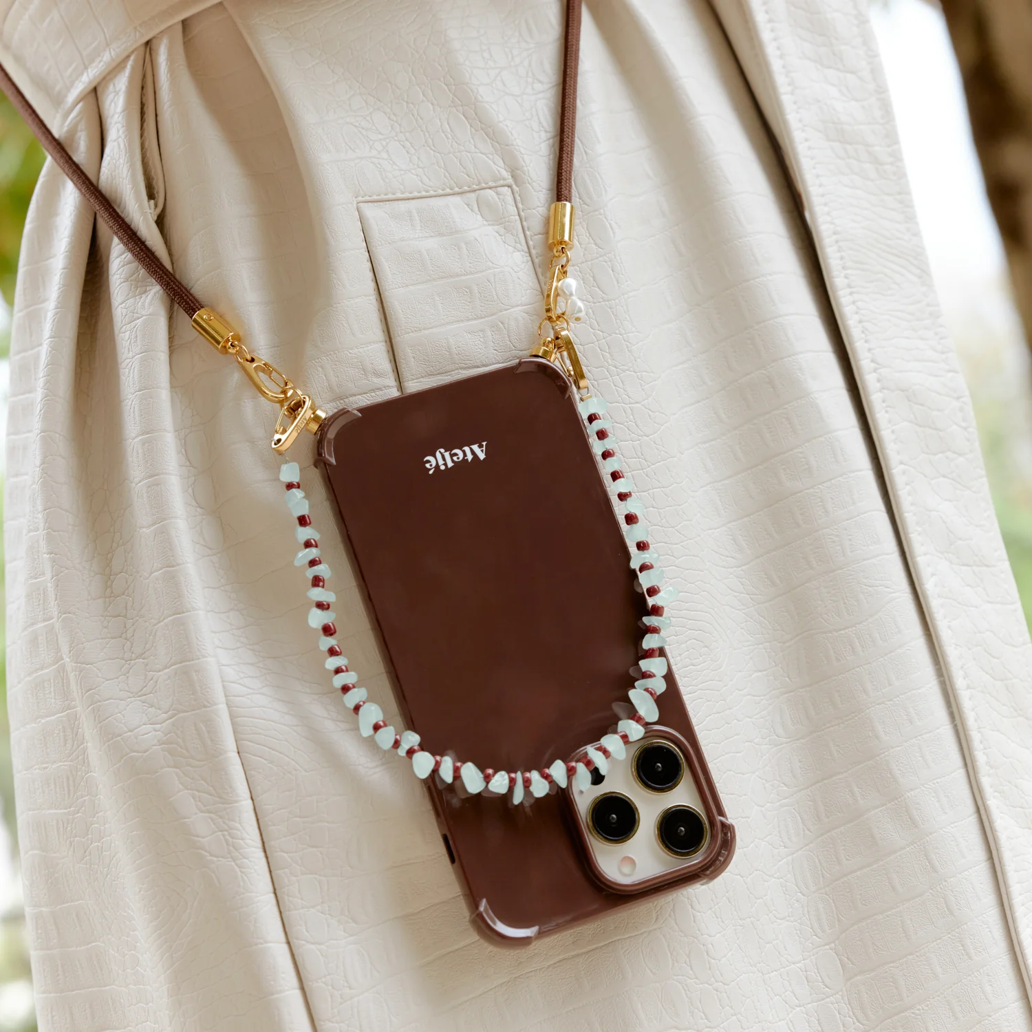 ATELJE Phone Case Dark Brown