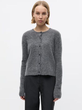 ENVII Enada LS Cardigan Dark Grey