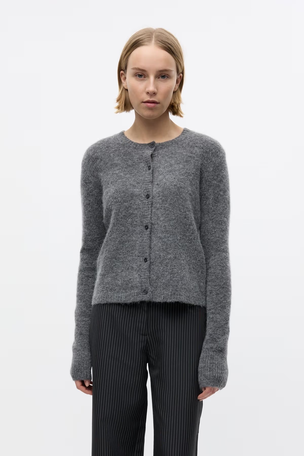 ENVII Enada LS Cardigan Dark Grey