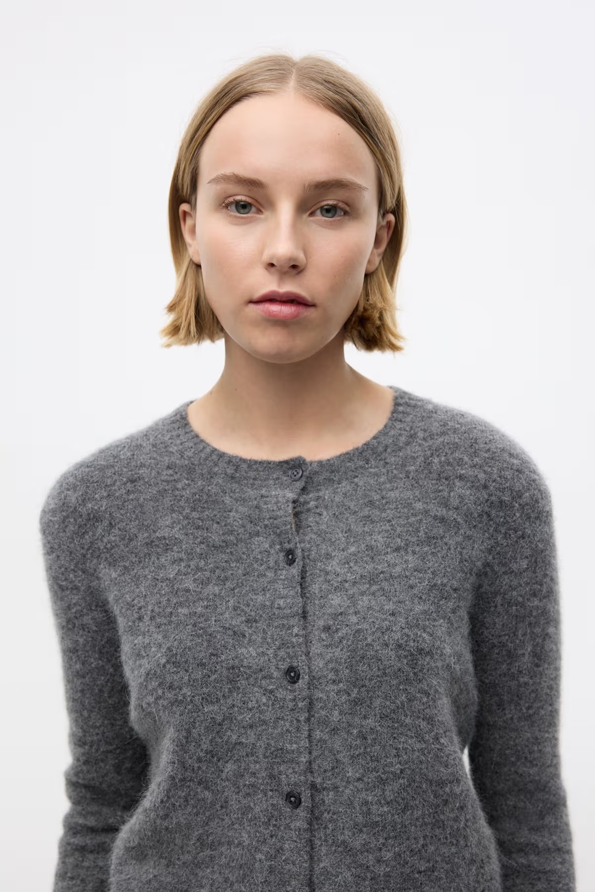 ENVII Enada LS Cardigan Dark Grey