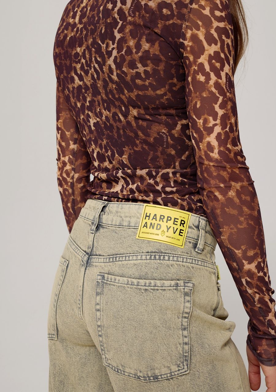 HARPER & YVE Mayra Pants Yellow Grey Wash