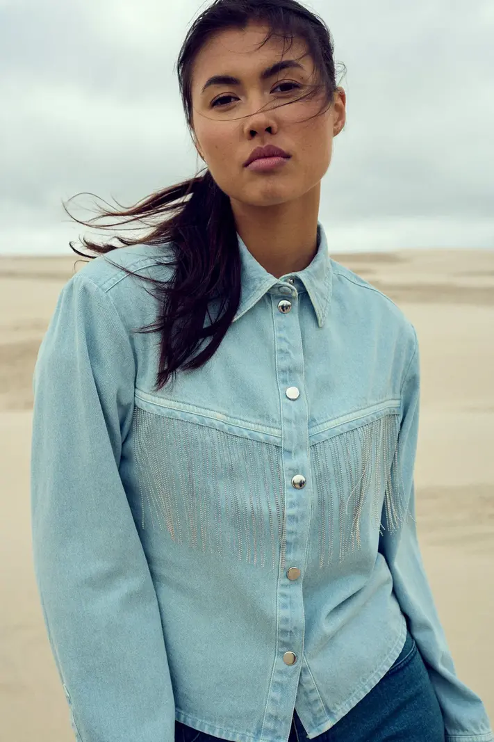NOELLA Krislynn Hemd Lichtblauw