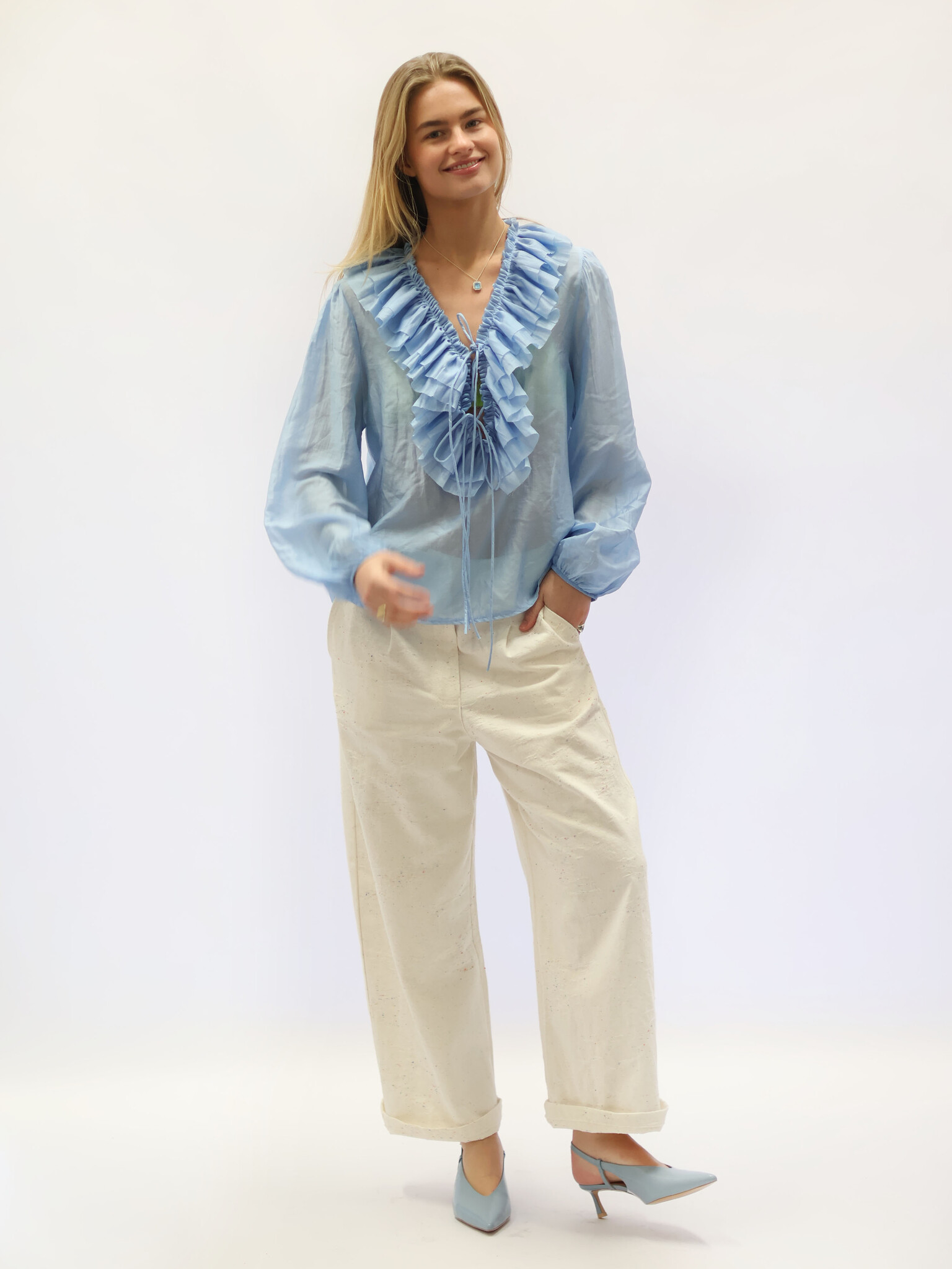 MM Joy Blouse Blue