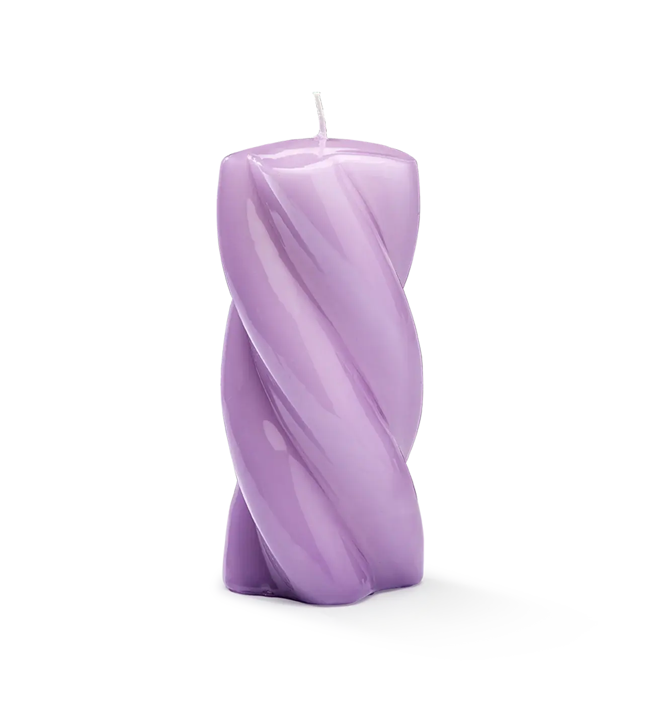 ANNA&NINA Long Twisted Blunt Candle Lilac