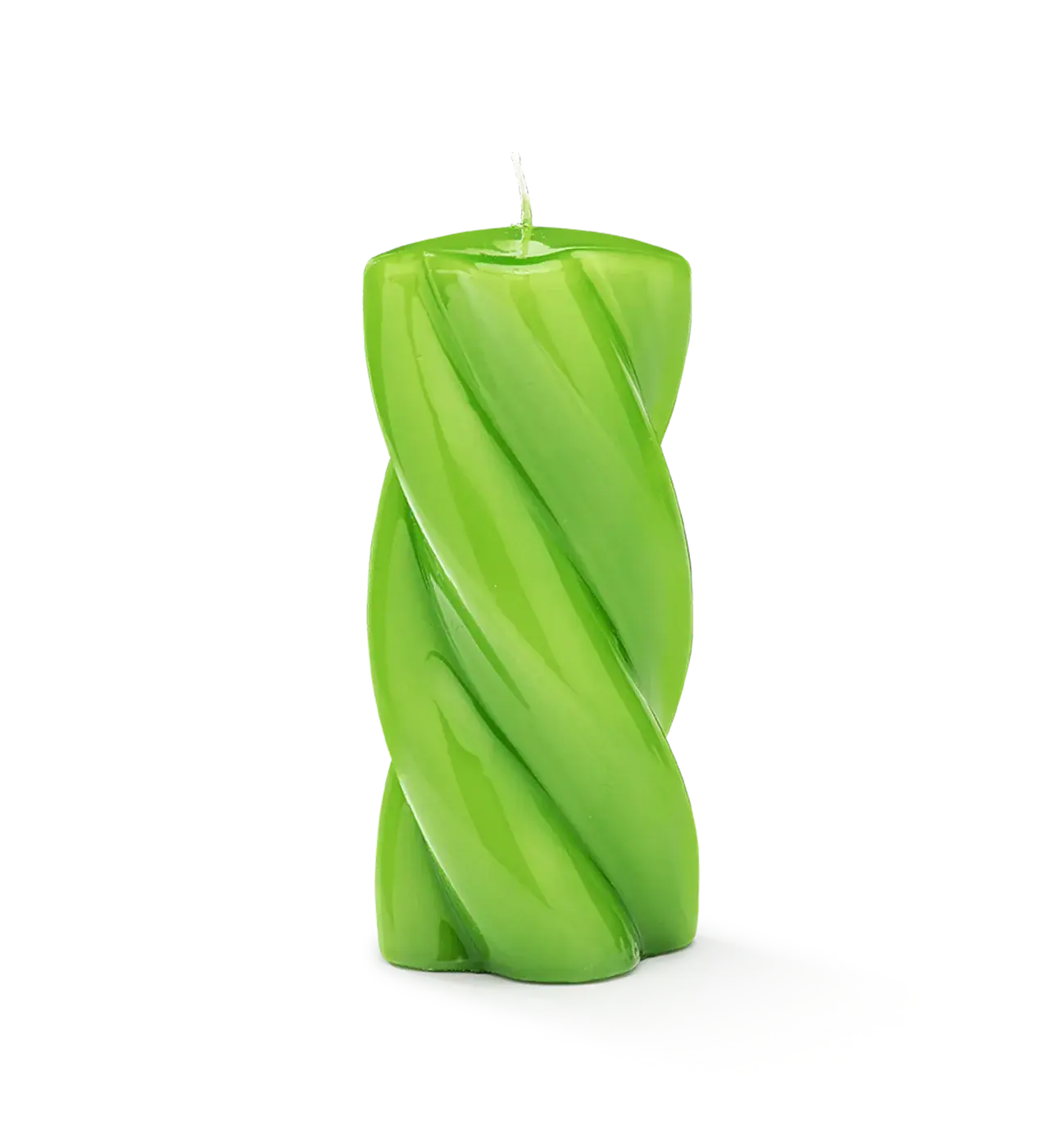 ANNA&NINA Long Twisted Blunt Candle Green