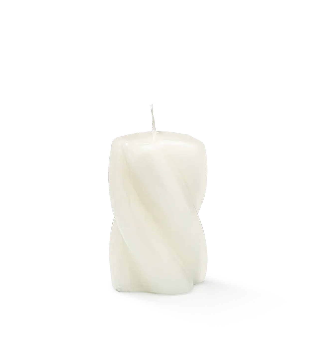 ANNA&NINA Short Twisted Blunt Candle White