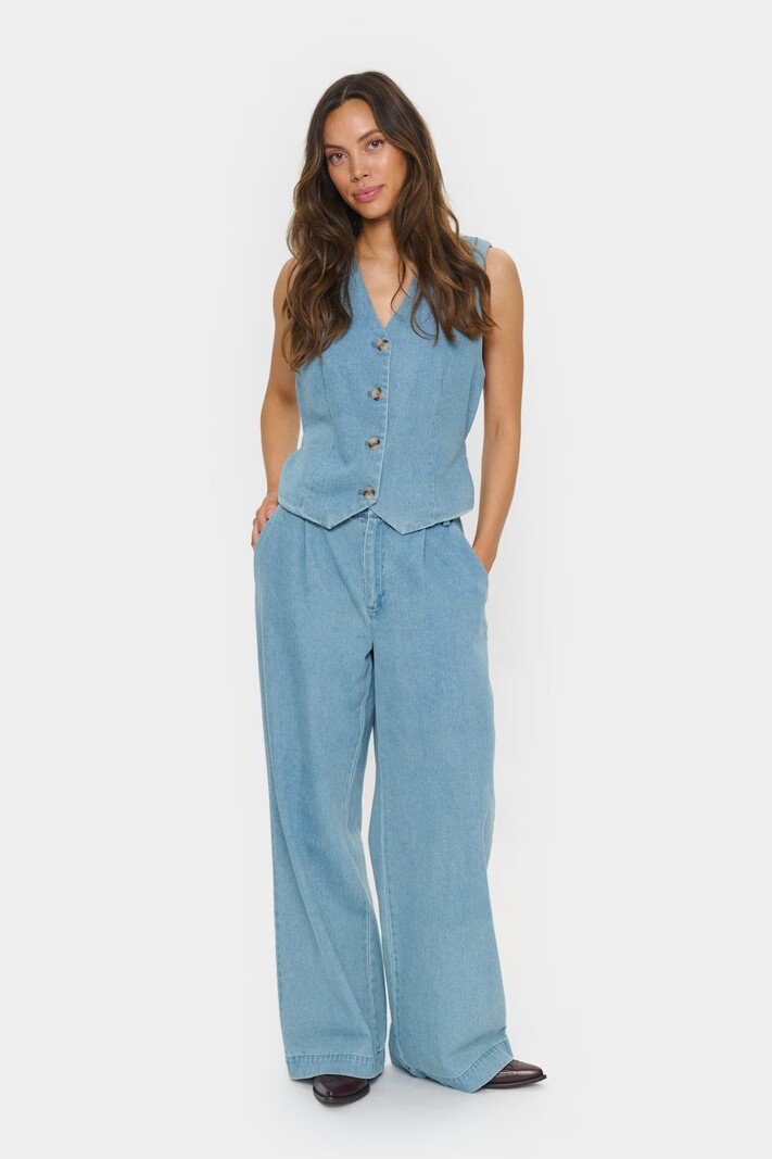 SAINT TROPEZ Jaclyn SZ Pants Light Jeans