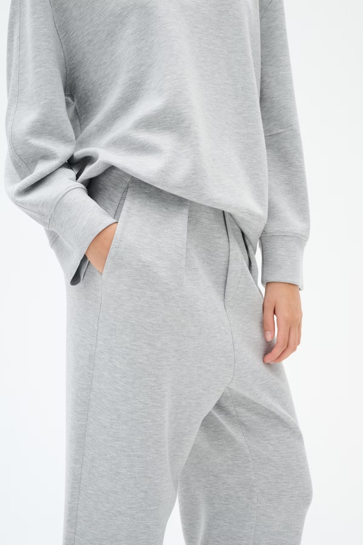 INWEAR Annieh IW Pants Grey Melange