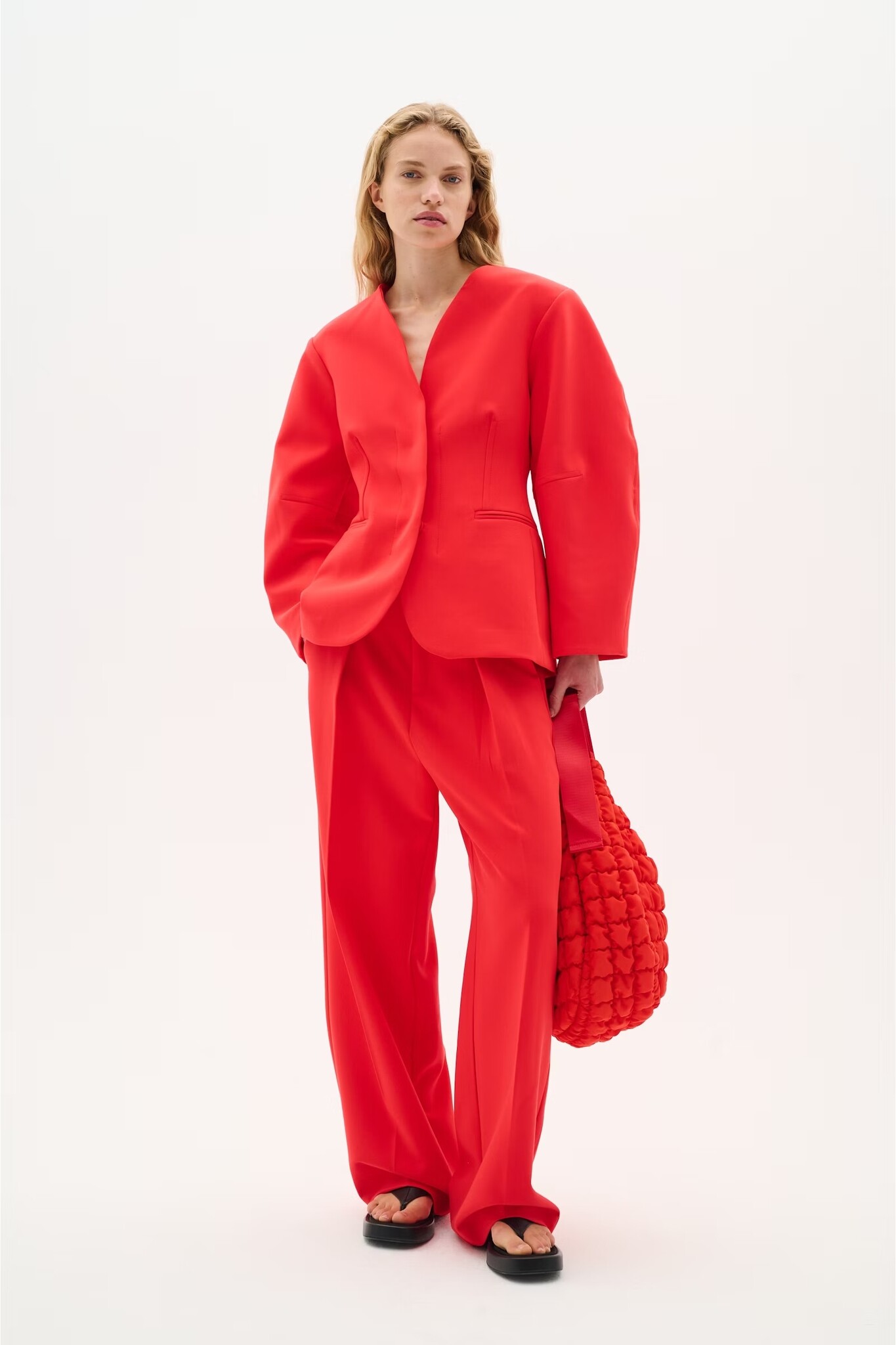 INWEAR Wilcox Broek Vuur Rood